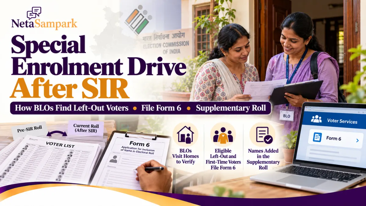 Special Enrolment Drive After SIR: How BLOs Find Left-Out Voters, How You File Form 6, and When Your Name Reaches the Supplementary Roll