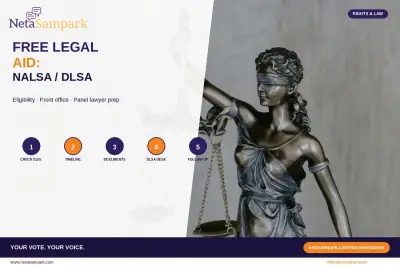 Free Legal Aid in India: How NALSA / DLSA Help Works for Eligible Citizens