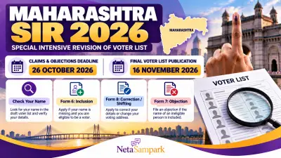 Maharashtra SIR Claims Extended to 26 October 2026: Final Voter List on 16 November 2026 — Who Should Apply Now and How