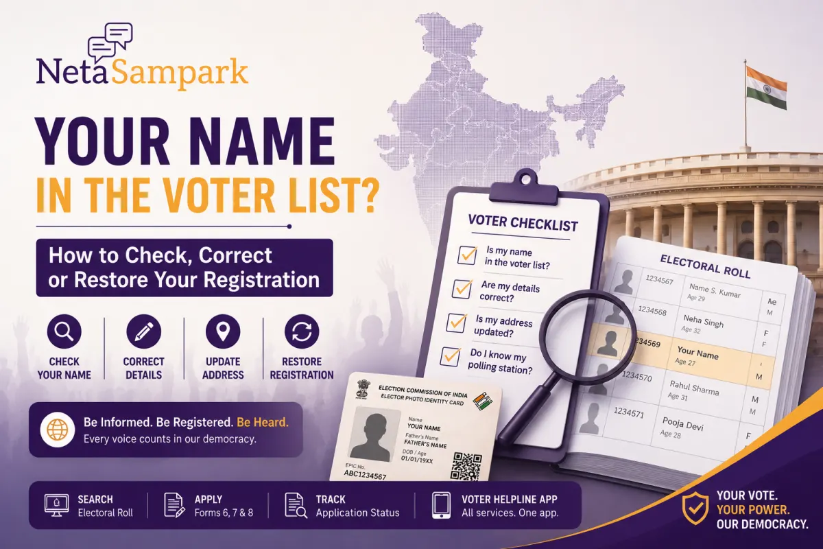 Your Name in the Voter List: How to Check, Correct or Restore Your Voter Registration