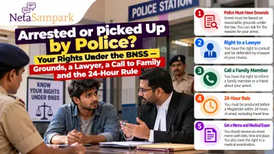 Arrested or Picked Up by Police? Your Rights Under the BNSS — Grounds, a Lawyer, a Call to Family and the 24-Hour Rule