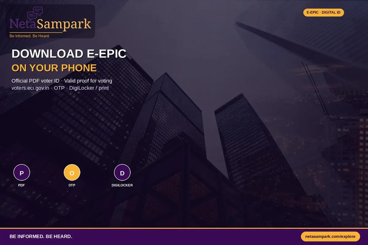 Lost Your Voter ID Card? Download e-EPIC on Your Phone in Minutes