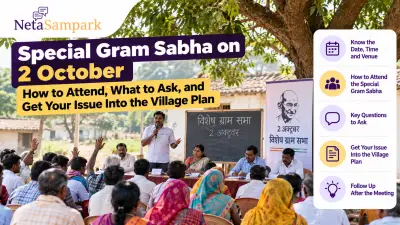 Special Gram Sabha on 2 October: How to Attend, What to Ask, and Get Your Issue Into the Village Plan