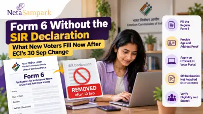 Form 6 Without the SIR Declaration: What New Voters Fill Now After ECI’s 30 Sep Change