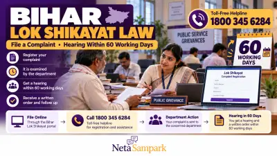 How Bihar’s Lok Shikayat Law Works: File a Complaint Online or on 1800 345 6284 and Get a Hearing Within 60 Working Days