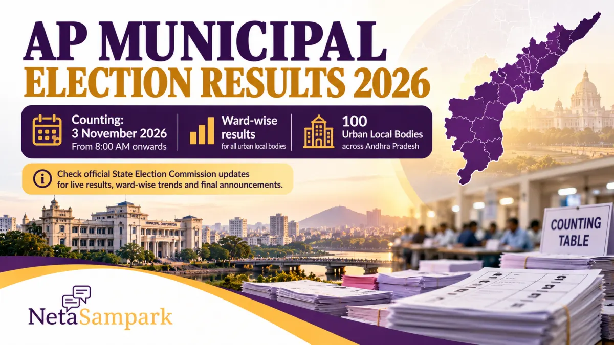 AP Municipal Election Results on 3 November 2026: How Counting Works, When Your Ward Result Comes and Where to Check It Live