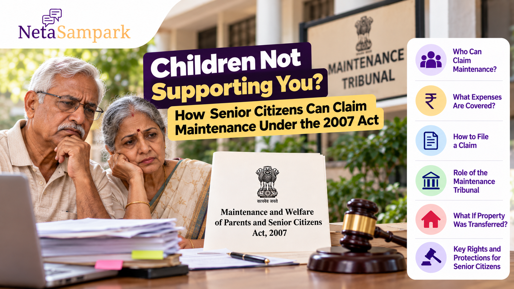 Children Not Supporting You? How Senior Citizens Can Claim Maintenance Under the 2007 Act
