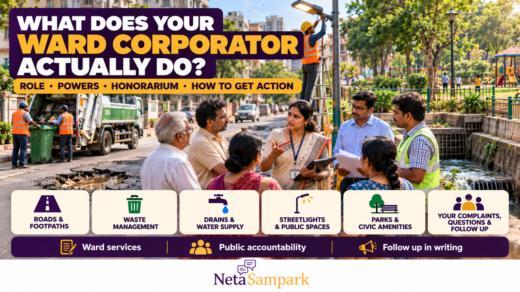 What Does Your Ward Corporator Actually Do? Role, Powers, Honorarium and How to Get Them to Act