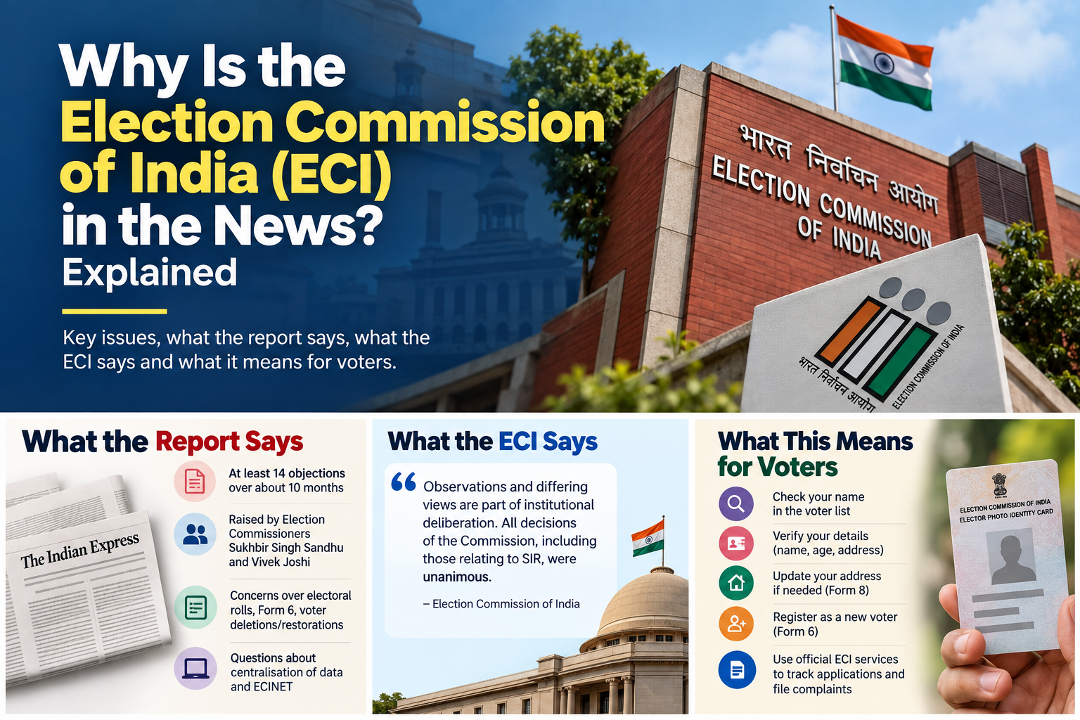 Why Is the Election Commission of India (ECI) in the News? Explained