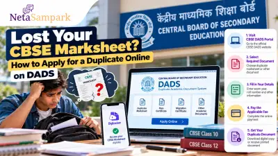 Lost Your CBSE Marksheet? How to Apply for a Duplicate Online on DADS