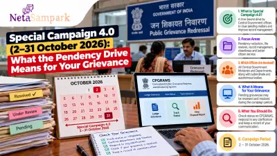 Special Campaign 6.0 (2–31 October 2026): What the Pendency Drive Means for Your Grievance