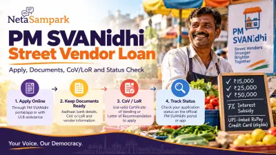 PM SVANidhi Street Vendor Loan: Apply, Documents, CoV/LoR and Status Check
