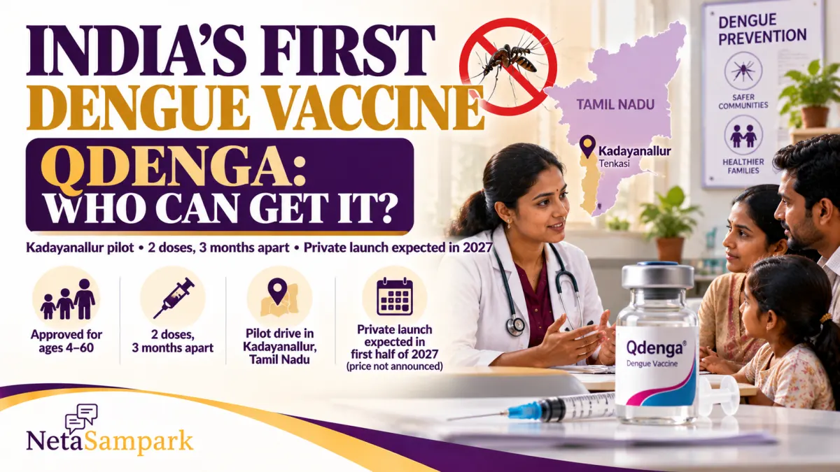 India's First Dengue Vaccine Drive: What Qdenga Is, Who Can Get It, How Tamil Nadu's Kadayanallur Pilot Works and Whether You Can Get It Privately