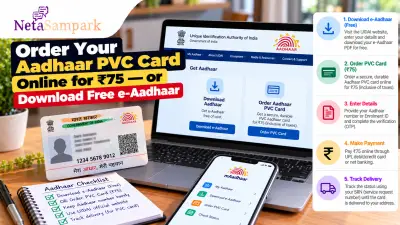 Order Your Aadhaar PVC Card Online for ₹75 — or Download Free e-Aadhaar
