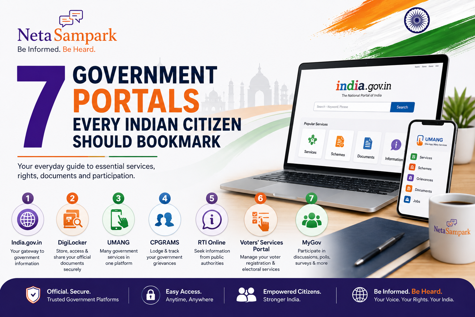 7 Government Portals Every Indian Citizen Should Bookmark