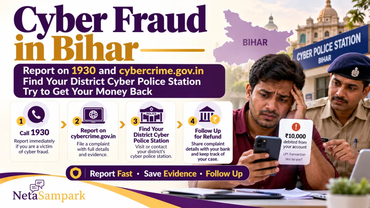 Cyber Fraud in Bihar: How to Report It on 1930 and cybercrime.gov.in, Find Your District Cyber Police Station and Try to Get Your Money Back
