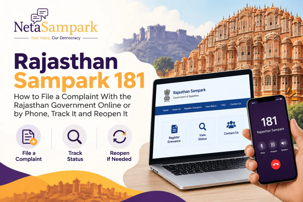 Rajasthan Sampark 181: How to File a Complaint With the Rajasthan Government Online or by Phone, Track It and Reopen It