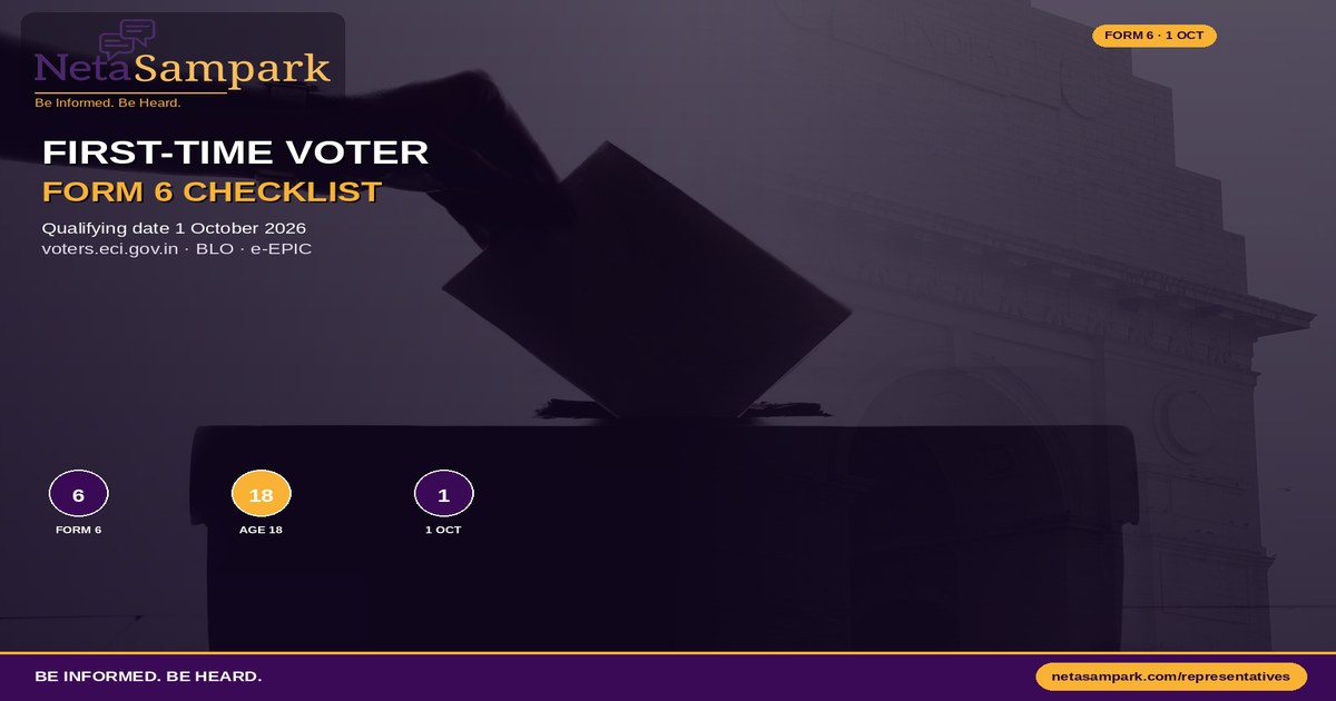 First-Time Voter Checklist: File Form 6 Before the 1 October Qualifying Date