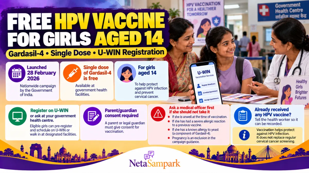 Free HPV Vaccine for Girls Aged 14: Where to Get the Single-Dose Gardasil-4, How U-WIN Registration Works, Who Should Not Take It