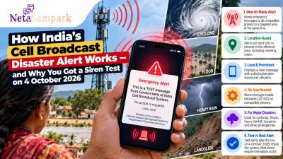 How India’s Cell Broadcast Disaster Alert Works — and Why You Got a Siren Test on 4 October 2026