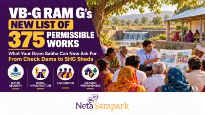 VB-G RAM G’s New List of 375 Works: What Your Gram Sabha Can Now Ask For — From Check Dams to SHG Sheds