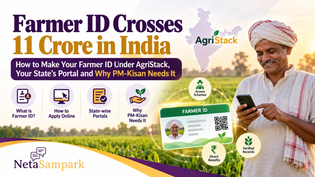 Farmer ID Crosses 11 Crore: How to Make Your Farmer ID Under AgriStack, Your State's Portal and Why PM-Kisan Needs It