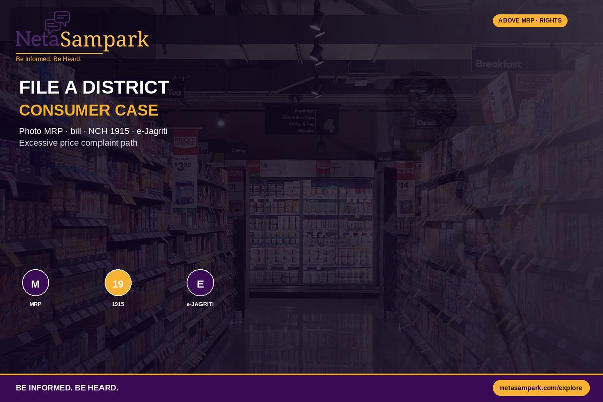 Sold Above MRP? How to File a District Consumer Commission Complaint