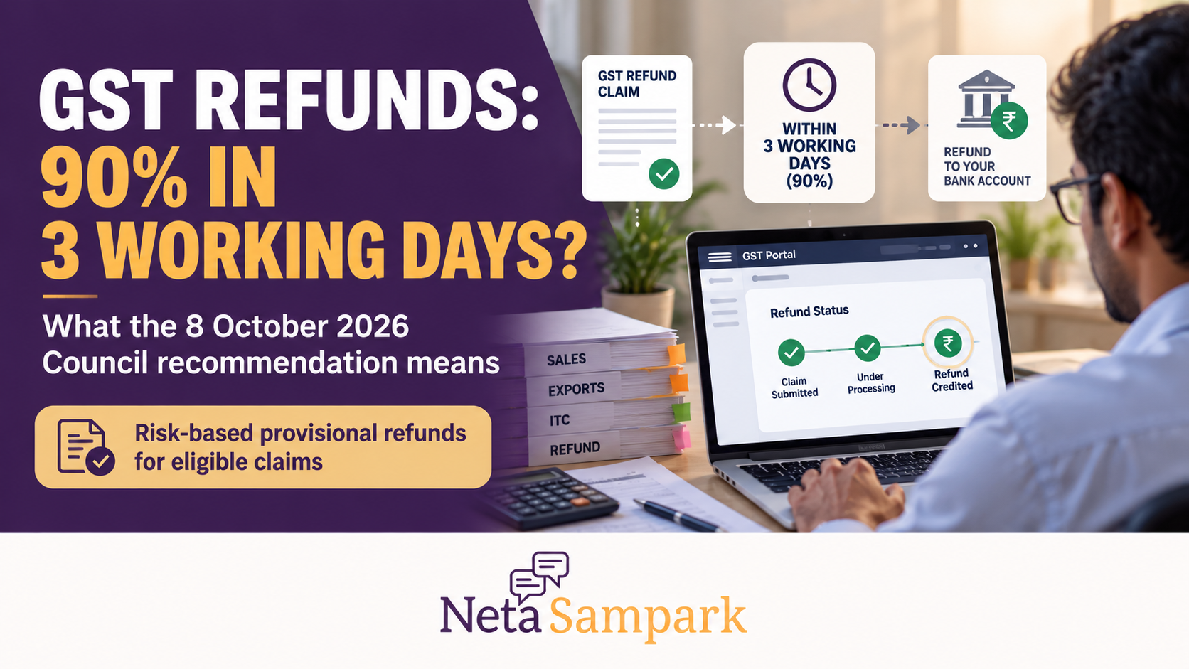 How GST Automated Refunds Will Work After the 8 October 2026 Council Decision: 90% in Three Days?