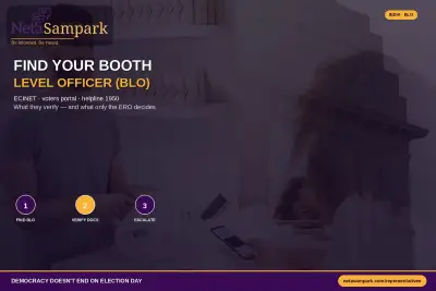 Find Your Booth Level Officer (BLO): What They Can Fix — and What They Can't